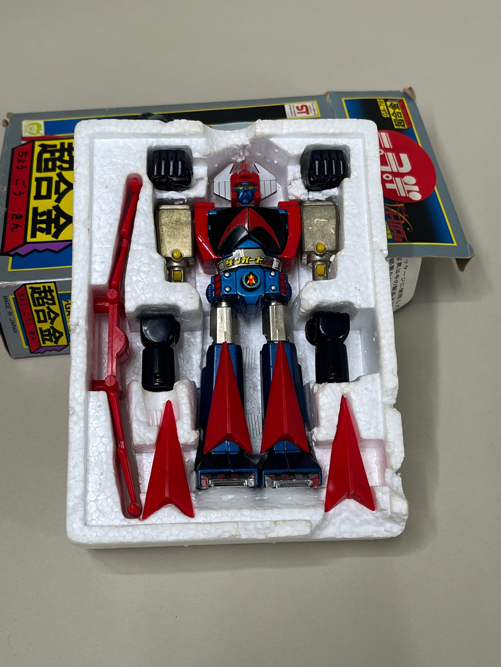 Danguard Ace de la gamme Chogokin (GA-78) Popy vue 2